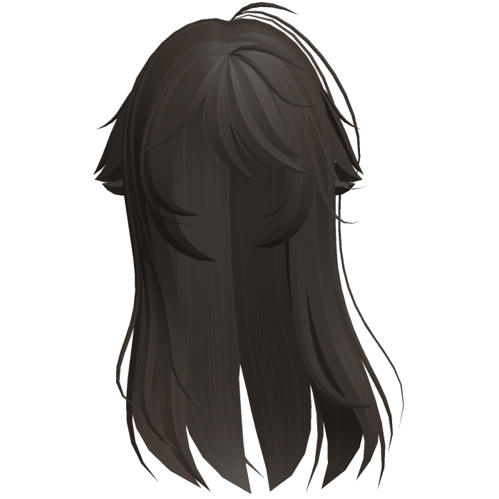 Dark Brown Shy Moe Cat Girl Windy Whispy Hair