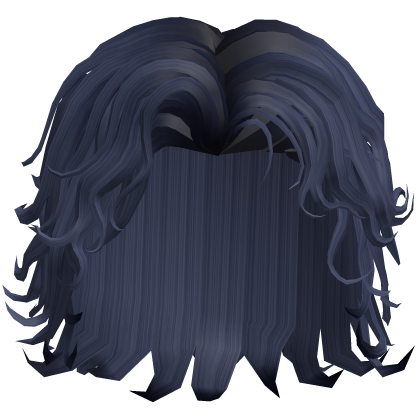 Wavey Navy Blue Surfer Male Curly Hair