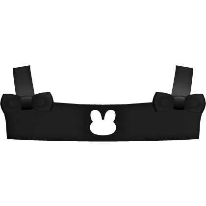 ♡ : sweet black cut out bunny tank top with bows