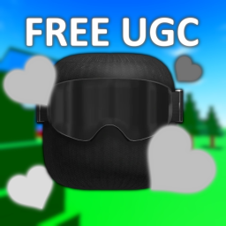 [FREE UGC] Black Commando Mask