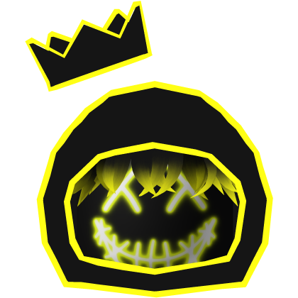 Yellow Cartoony Smile Hood Roblox item