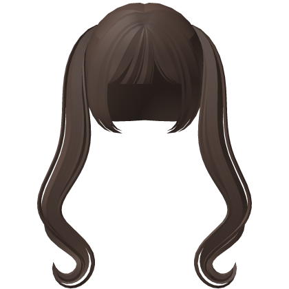 sweetest princess pigtails in brown Roblox item