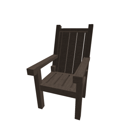 Beach wood chair