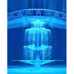 icy fountain