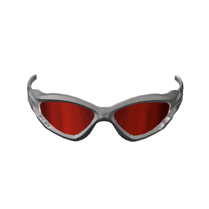 Grey Glasses Red Shades