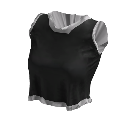 Black Athletic Crop Tank Top