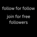 follow for follow (for anyone)