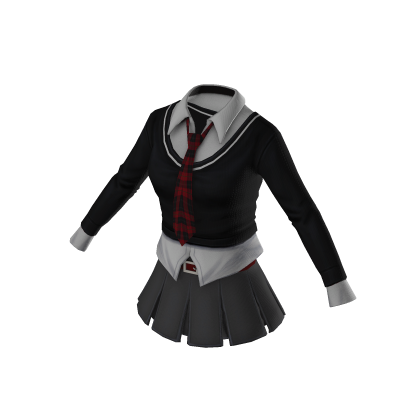 School uniform skirt set thumbnail