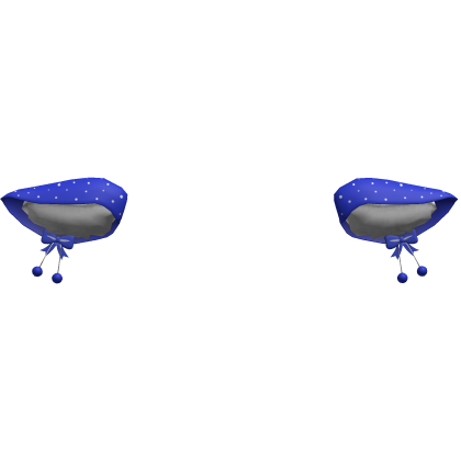blue christmas fawn ears