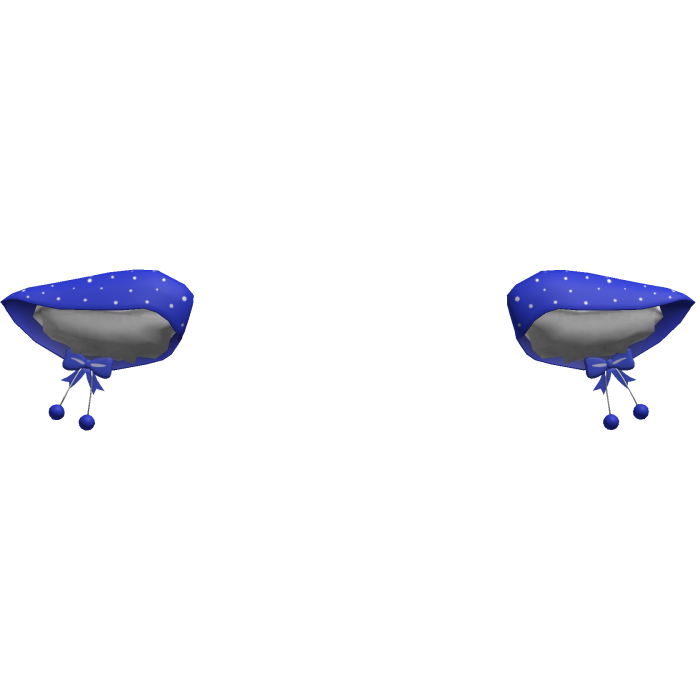 blue christmas fawn ears