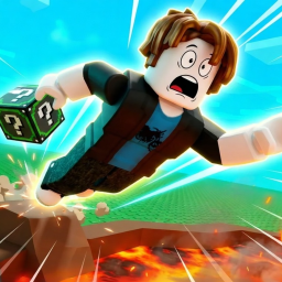 Escape Rising LAVA For Lucky Blocks!