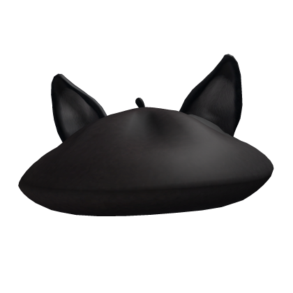 Black Cat Ears Berret Roblox item