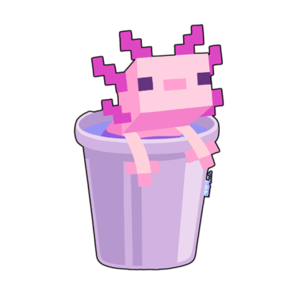 Minecraft Axolotl PNG Roblox decal