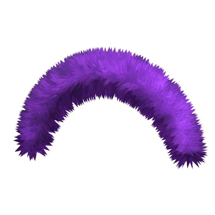 Purple Y2K Fluffy Cute Korean Fur Headband • DD28
