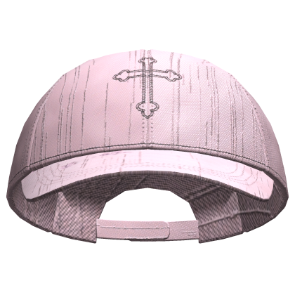 Y2k Streetwear Cross Cap Pink
