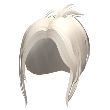 light blonde high ponytail hair Roblox item