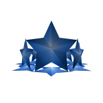 Blue Shiny Star Crown