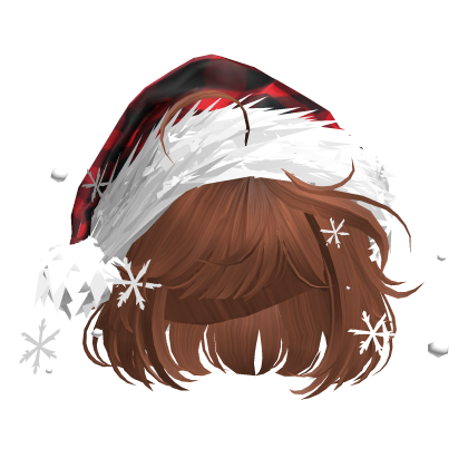 Christmas Cute Hair w/Santa Hat (Ginger) Roblox item