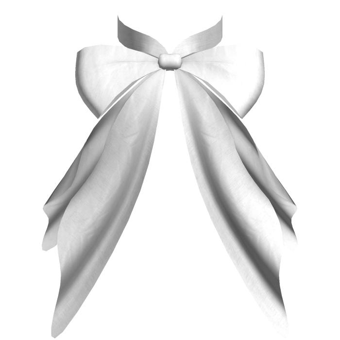 3.0 Big fancy Bow Tie - White