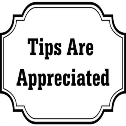 TIPS appreciated SIGN Roblox decal