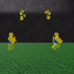 (Low gravity!) Sword fight!