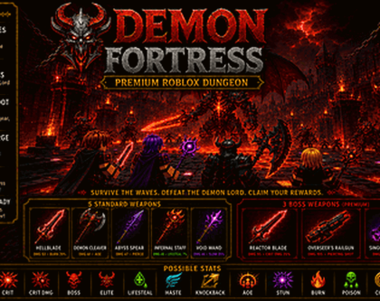 Demon Fortress RPG system