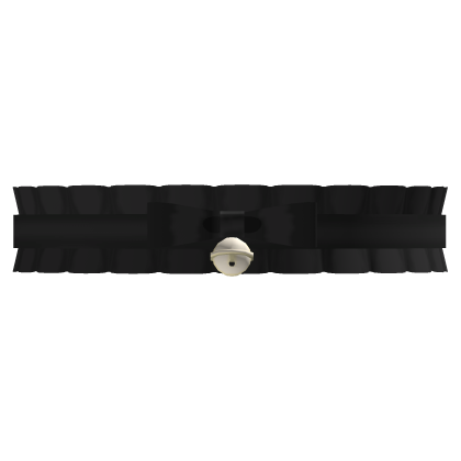 kawaii black ruffled choker with cute bell