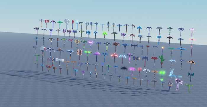100+ Stylized Mining Tools & Hammers preview 1