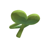 まひとくん ふたば髪飾り