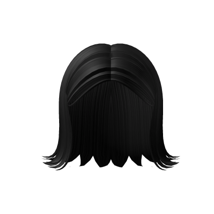 Black Cheap Preppy Girl Hair Roblox item