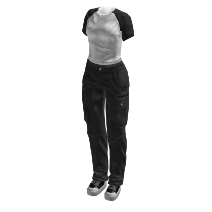 Cute Black Fall Soft Core Outfit