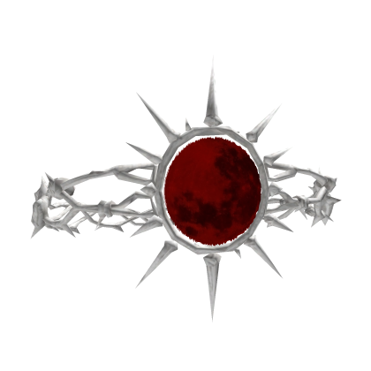 [Animated] Gothic Moon Thorn Crown (Red/White) Roblox item