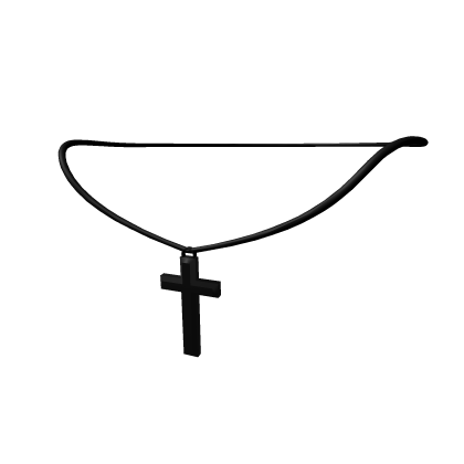 Black Cross Necklace 1.0