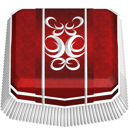 1.0 Christmas Royal shoulder pad (left) - Red