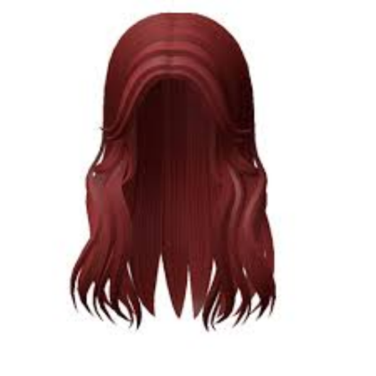 Red larva hair Roblox decal