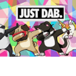 Dabbing soldgers