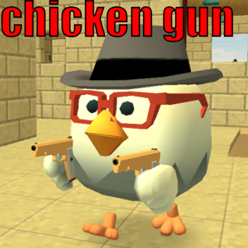 La pistola de pollo captura la bandera