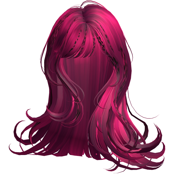 Silky Long Angelic Swirly Hair (Fuchsia)