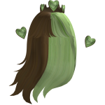Valentine's Kiwi Hair