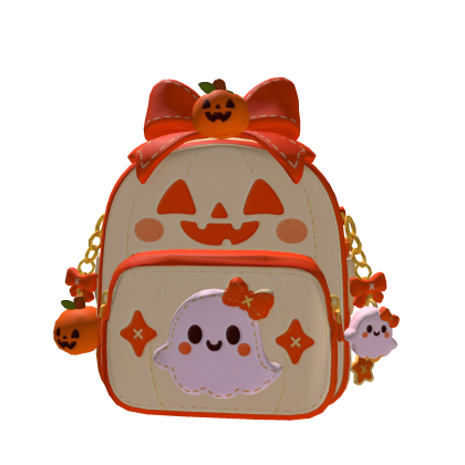 🎃Kawaii Halloween backpack with little ghosts 👻