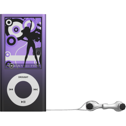 Purple y2k 2000s ipod background