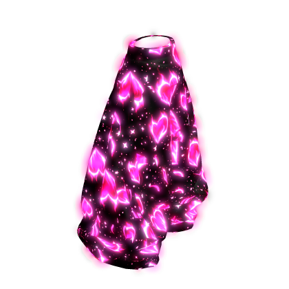 [GLOWING] Pink Hearts Emissive Baggy Pants