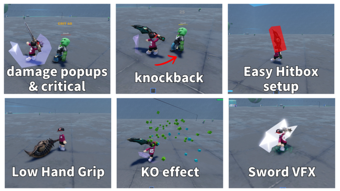Sword System Customization Pack - DemonSword 10Set preview 1