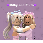 Milky and Pluto from the galaxy!