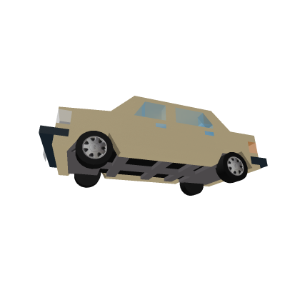 Blocky Car Nissan Car Crashes Test