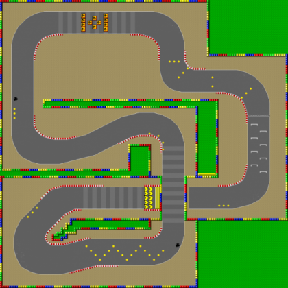 Super Mario Kart - Mario Circuit 2 Roblox decal