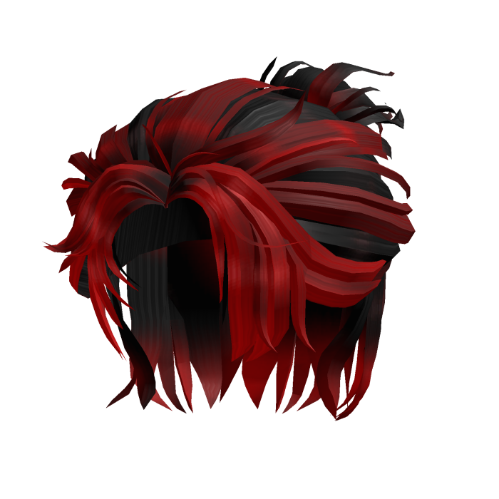 Wolfcut Hair (Red)