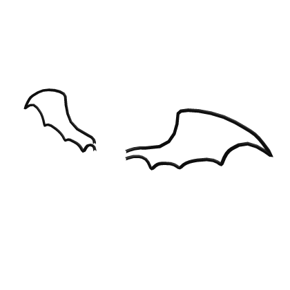 Doodle Devil Wings (Black)