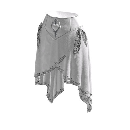 ✧♡✧ White Angel Bandana Maxi Skirt