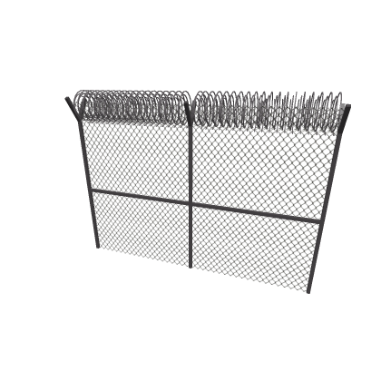 Tall Barbed Wire Fence